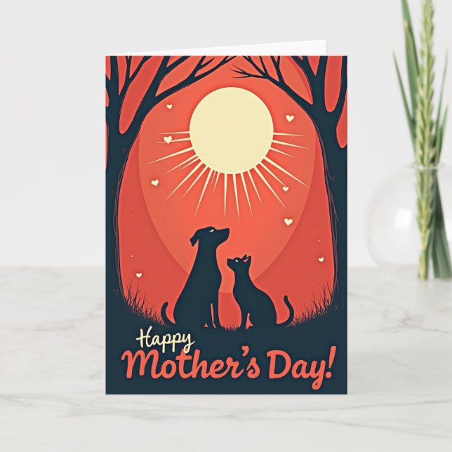 Loving Companions Mothers Day Card (Front)