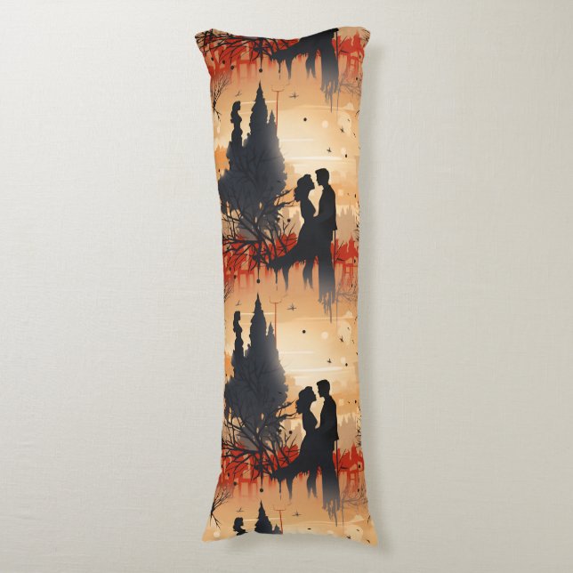 Loving Couple  Body Pillow (Front Vertical)