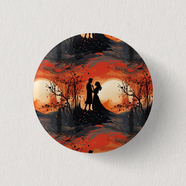 Loving Couple  Button (Front)