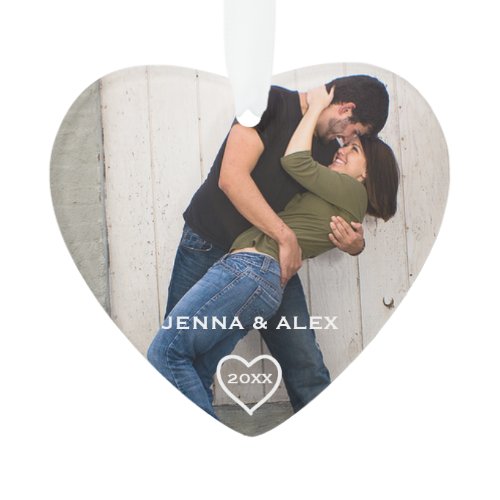 Loving Couple Christmas Keepsake Ornament