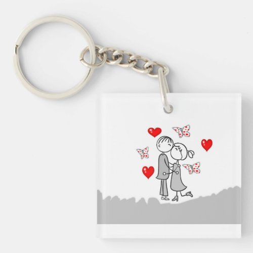 LOVING COUPLE KEYCHAIN