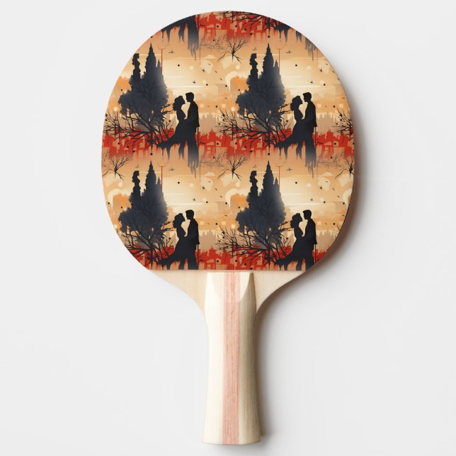 Loving Couple  Ping Pong Paddle (Front)