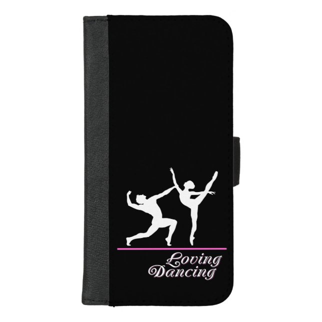 Loving dancing iPhone wallet case (Front)