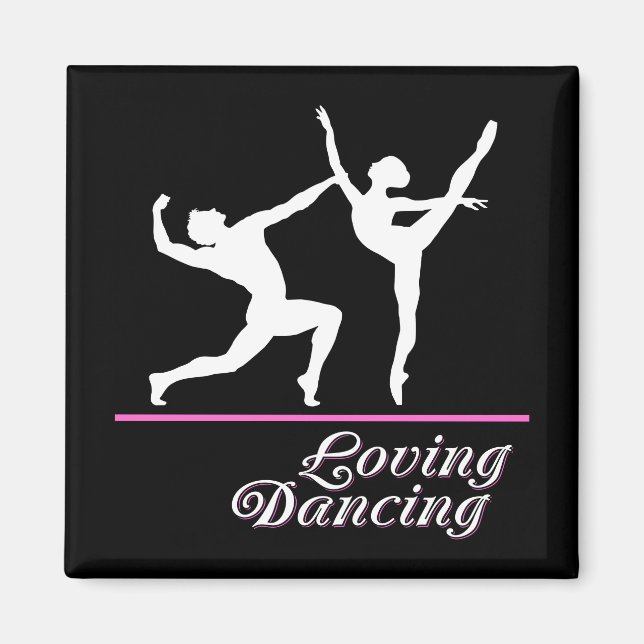 Loving dancing magnet (Front)