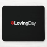 Loving Day Logo Mouse Pad<br><div class="desc">Celebrate the legalization of interracial couples! Loving Day is an educational community project. The name comes from Loving v. Virginia (1967), the landmark Supreme Court decision that legalized interracial marriage in the United States. Loving Day celebrations commemorate the Loving decision. Loving Day's mission is to fight prejudice through education and...</div>