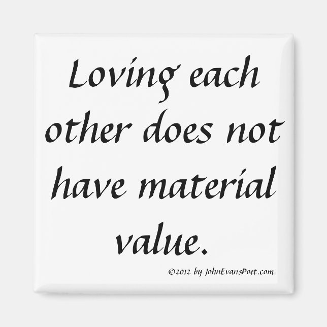 loving each other magnet (Front)