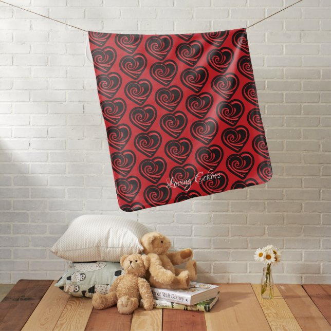 Loving Echoes Baby Blanket (In Situ)