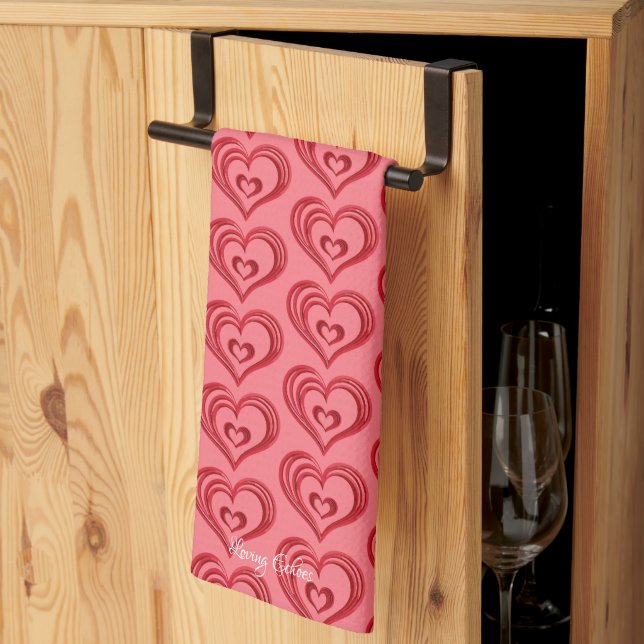 Loving Echoes Kitchen Towel (Thirds Fold)