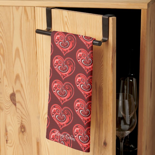 Loving Echoes Kitchen Towel (Thirds Fold)