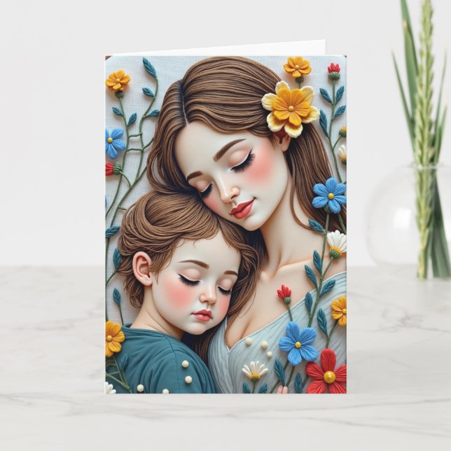 Loving Embrace Mothers Day Card (Front)