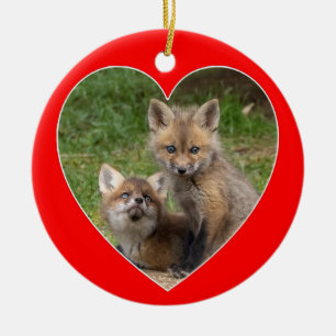 Loving Eyes Valentine Ceramic Ornament