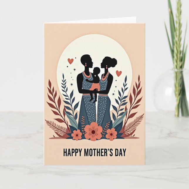 Loving Family Illustration Card (Front)