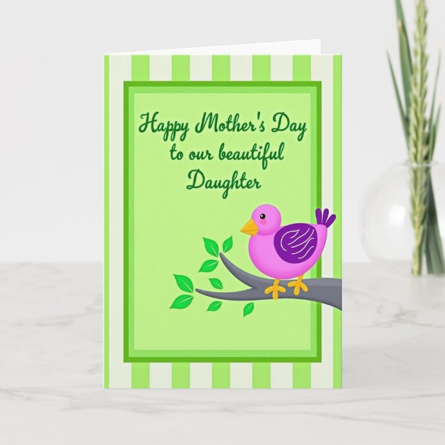 Loving Family Message Design Card (Front)