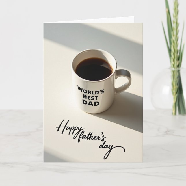 Loving Fathers Day Mug Card (Front)
