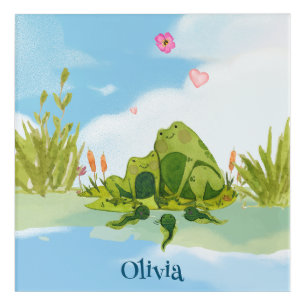 Loving Frog Family Acrylic Print