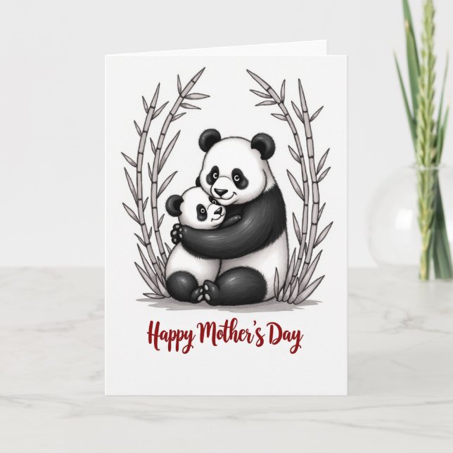 Loving Furry Mothers Day Card (Front)