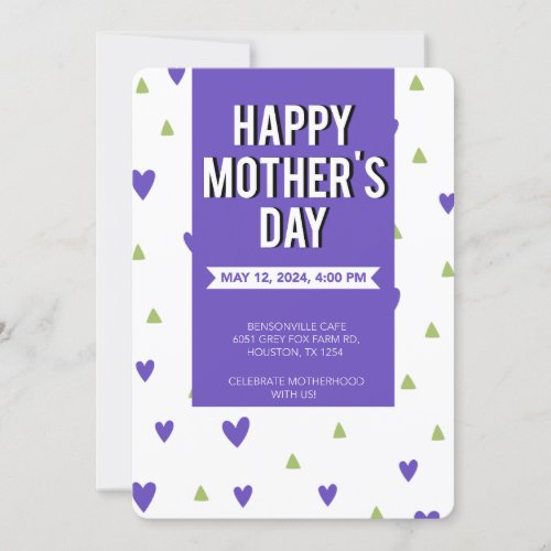 Loving Geometry Art Box of Mothers Day Bliss Invitation