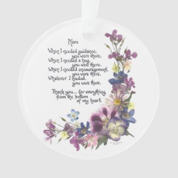 Loving Gift For Mom Ornament by SimoneSheppardDesign at Zazzle