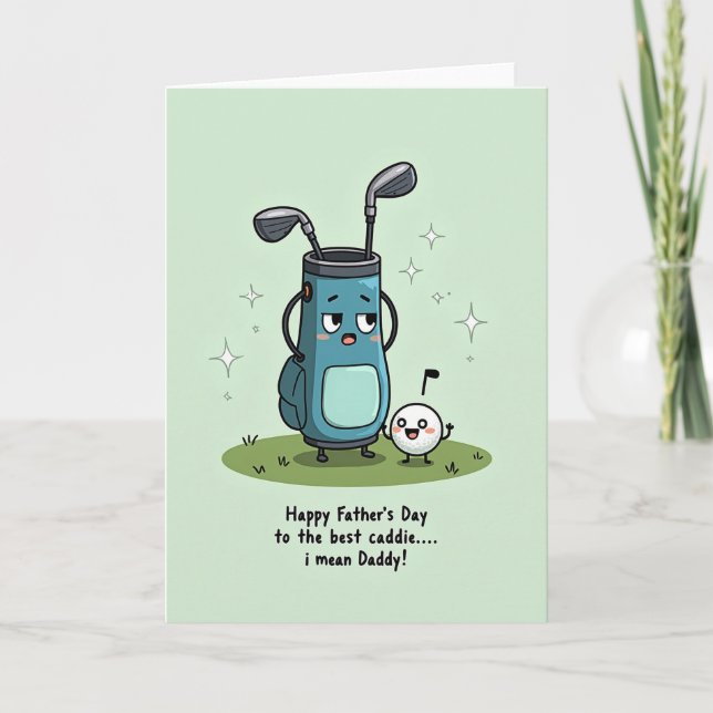 Loving Golf Daddy Card (Front)