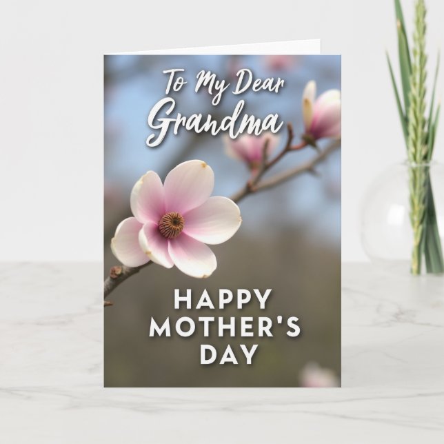 Loving Grandmas Day Bloom Card (Front)