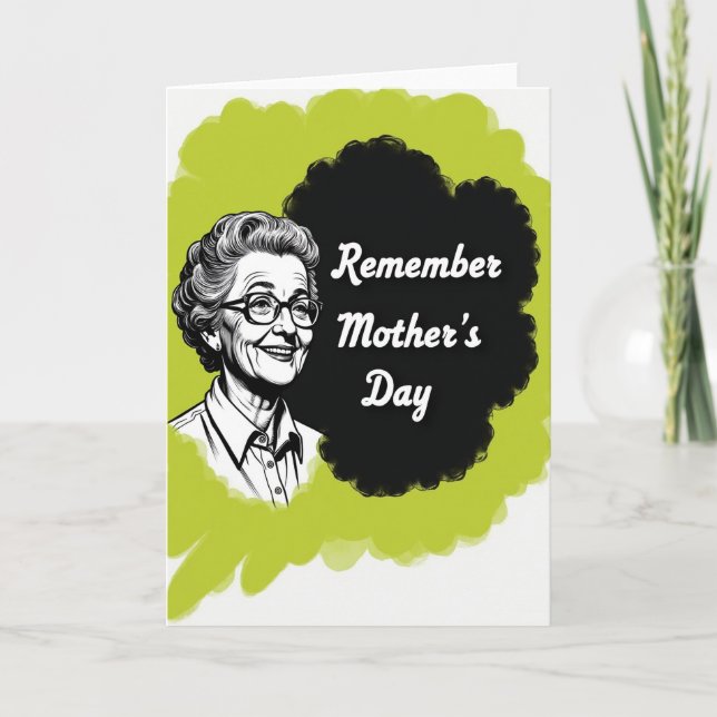 Loving Grandmother Portrait Card (Front)