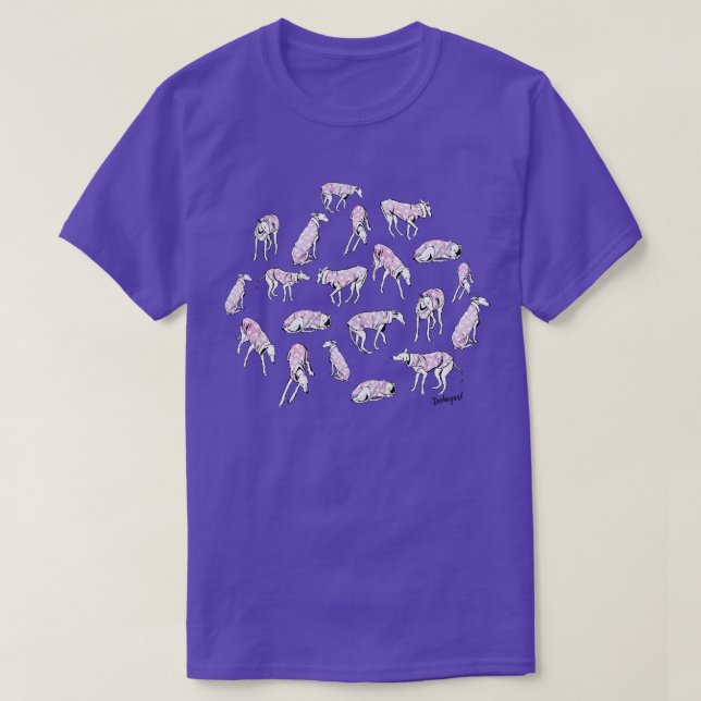 Loving greyhounds T-Shirt (Design Front)