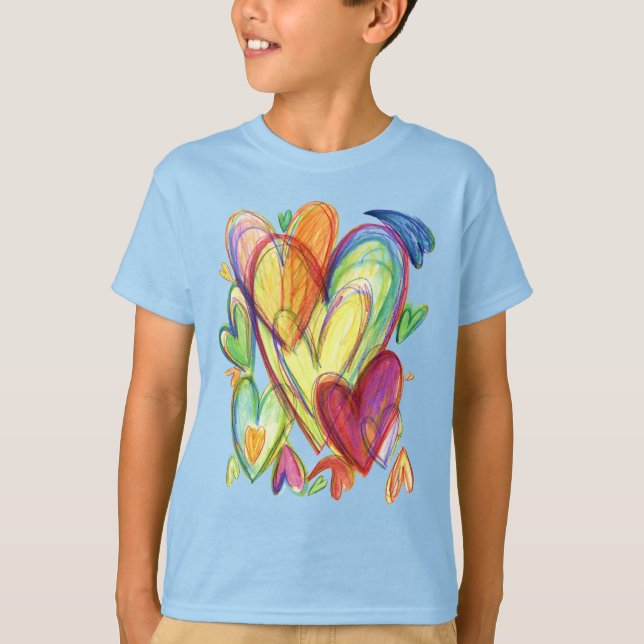 Loving Healing Hearts Art Custom Shirts (Front)