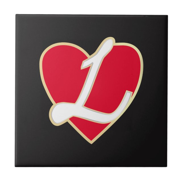 Loving heart ceramic tile (Front)