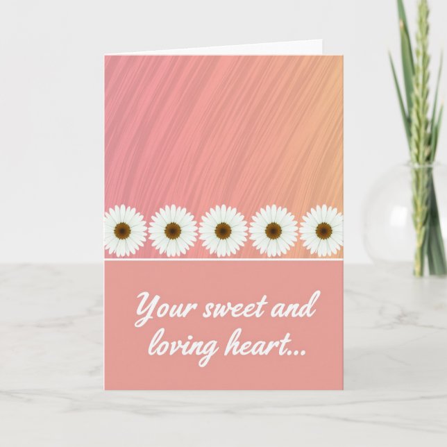 Loving Heart Mothers Day Card (Front)