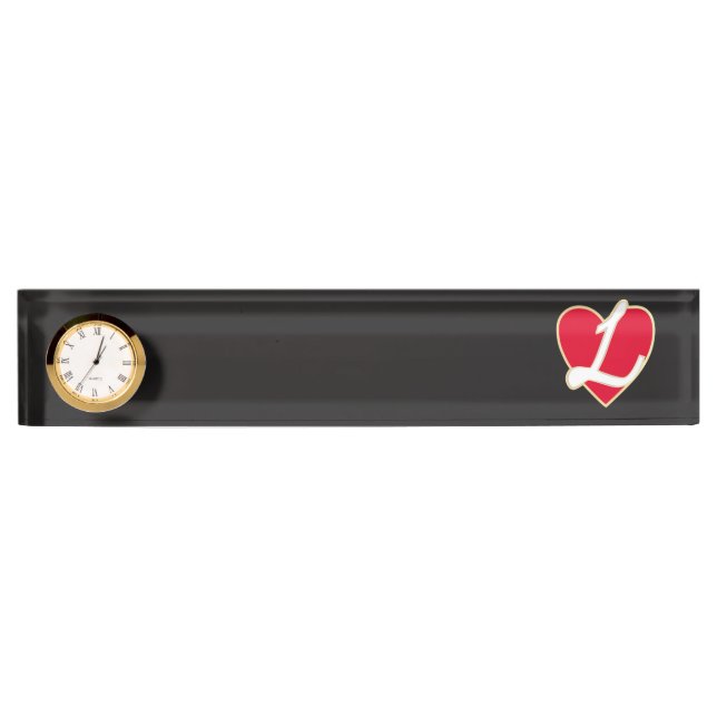 Loving heart name plate (Front)