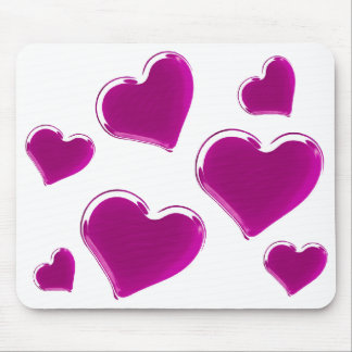 Loving Hearts Mouse Pad