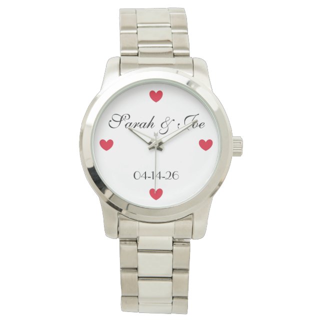 Loving Hearts Wedding Watch (Front)