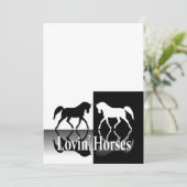 Loving Horses (Standing Front)