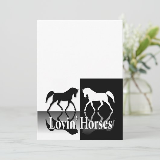 Loving Horses (Standing Front)