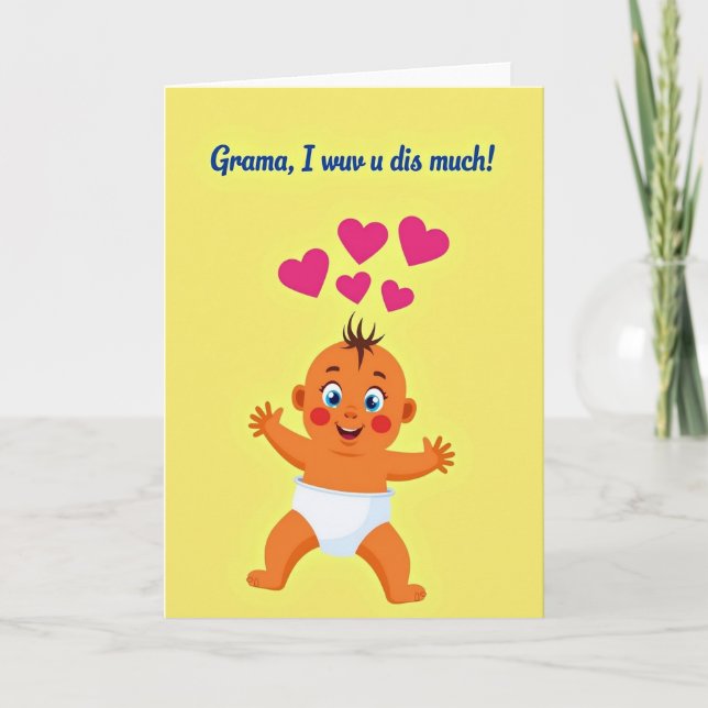Loving Infant Mothers Day Card (Front)