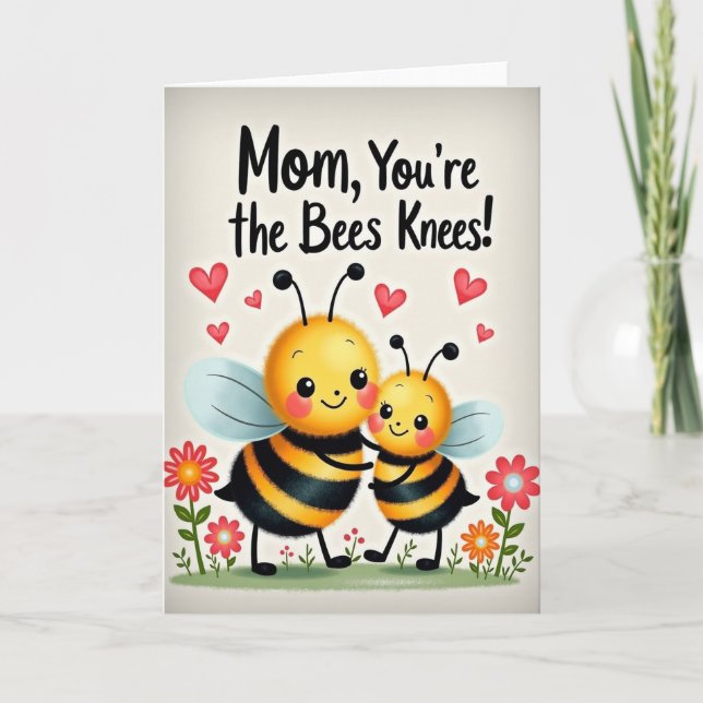 Loving Insect Mothers Day Card (Front)