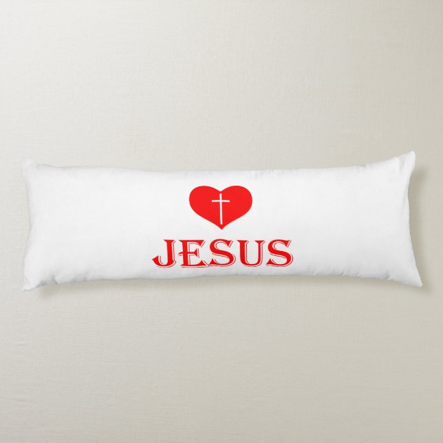 Loving Jesus Body Pillow (Back)