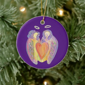 Loving Kind Guardian Angels Holiday Gift Ornament