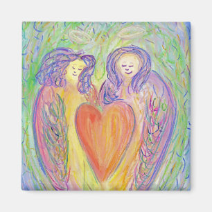 Loving Kindness Guardian Angels Art Fridge Magnet