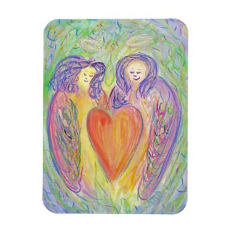 Loving Kindness Guardian Angels Art Fridge Magnets
