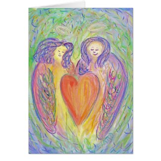 Loving Kindness Guardian Angels Art Greeting Cards