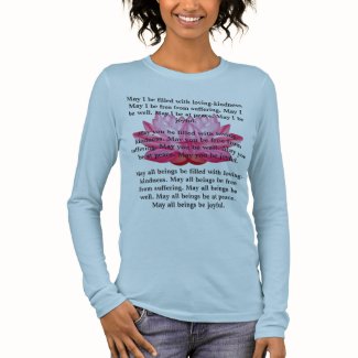 Loving-Kindness Meditation T-Shirt Blue