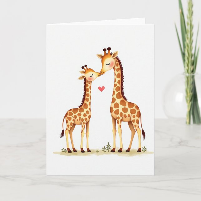 Loving Kiss Mothers Day Card (Front)