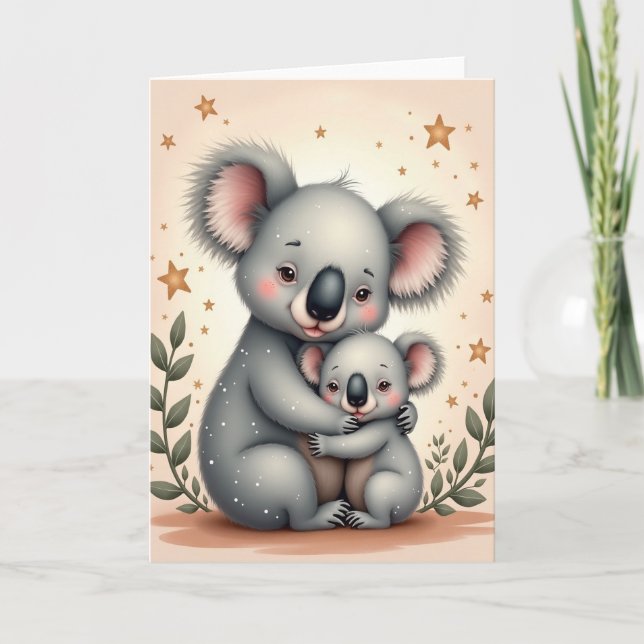 Loving Koala Mothers Day Card (Front)