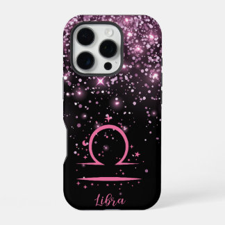 Loving Libra Glitter Print Phone Case