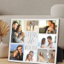 Loving Life With You 7 Photo Collage - Gray Plaque