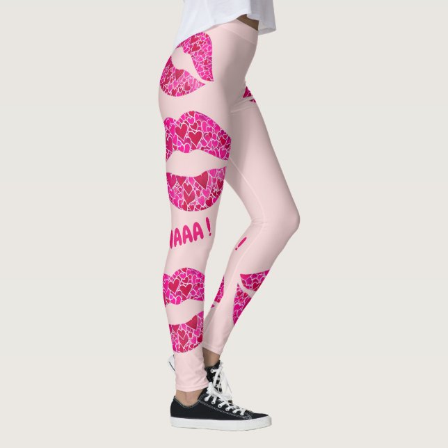 Loving Lips 01 MWAAA! Leggings (Right)