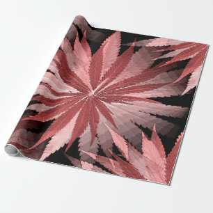 Loving Living Coral Wrapping Paper