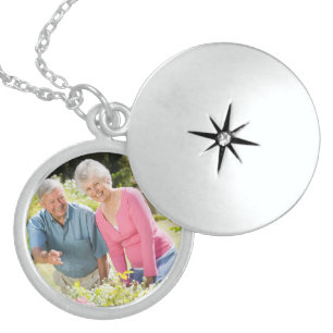 Loving Memento Personalized Photo Locket Necklace