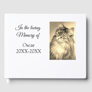 loving memorial keepsake funeral add pet name phot guest book
